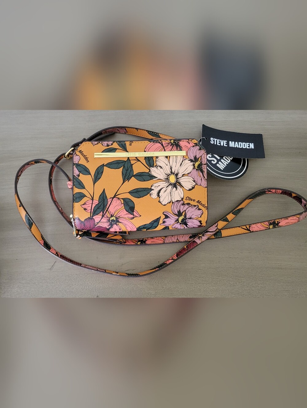 Steve Madden Floral Crossbody Bag NWT